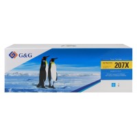GG-PH2211XFC Cyan toner erstatter HP 207X Cyan