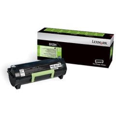 Lexmark 512H Svart toner