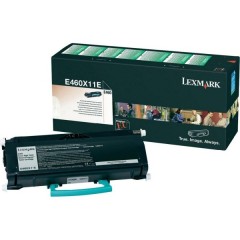 Lexmark E460X11E Svart toner