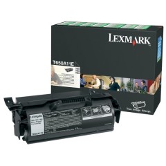 Lexmark T650A11E Svart toner