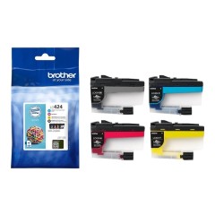 Blekkpatroner BROTHER LC424 4- Pack