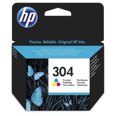 Blekkpatron HP 304 FARGE